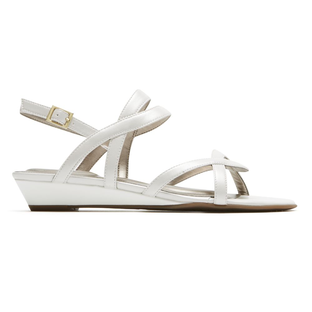 Rockport Canada Total Motion Zandra Slingback - Womens Sandals White (ZCN620894)